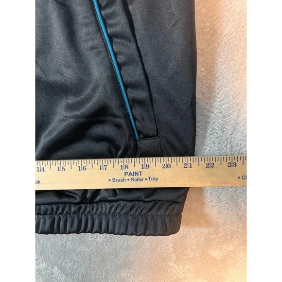 Charlotte Hornets NBA Full Zip Jacket Track Black Teal‎ Mens L G-III Carl Banks - Picture 9 of 9